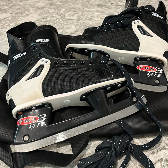 CCM Other - DONATED.  Not for Sale. 
NWT CCM Pro 3 Lite Ice Skates Size 3-1/2